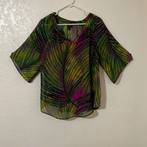 Multi color blouse Size L